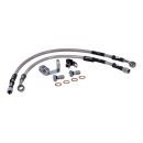 Goodridge brake line rear, stainless clear coated