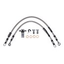 Goodridge brake line rear, stainless clear coated