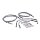 Goodridge brake line front, stainless clear coated
