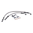 Goodridge brake line rear, stainless clear coated