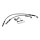 Goodridge brake line rear, stainless clear coated