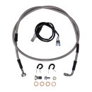 Goodridge brake line rear, stainless clear coated
