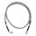 Goodridge brake line front, stainless clear coated