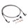 Goodridge brake line front, stainless clear coated
