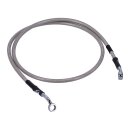 Goodridge brake line front, stainless clear coated