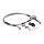 Goodridge brake line rear, stainless clear coated