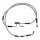 Goodridge brake line rear, stainless clear coated