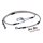 Goodridge brake line rear, stainless clear coated