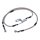 Goodridge brake line rear, stainless clear coated