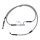 Goodridge brake line rear, stainless clear coated
