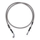 Goodridge brake line front, stainless clear coated