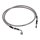 Goodridge brake line front, stainless clear coated