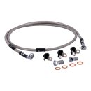 Goodridge brake line front, stainless clear coated