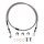 Goodridge brake line front, stainless clear coated