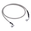 Goodridge brake line front, stainless clear coated