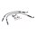 Goodridge brake line rear, stainless clear coated