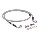 Goodridge brake line front, stainless clear coated