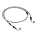 Goodridge brake line front, stainless clear coated