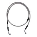 Goodridge brake line front, stainless clear coated