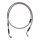 Goodridge brake line front, stainless clear coated
