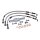 Goodridge brake line front, stainless clear coated