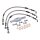 Goodridge brake line front, stainless clear coated