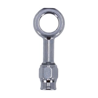 Goodridge, 12mm banjo fitting straight. Chrome