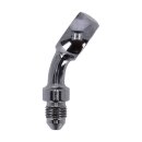 Stahlflex Leitung Banjo Fitting chrom AN3 12mm 20° für Harley