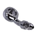 Stahlflex Leitung Banjo Fitting chrom AN3 12mm 20° für Harley