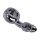 Stahlflex Leitung Banjo Fitting chrom AN3 12mm 20° für Harley