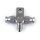 GOODRIDGE T-FITTING WITH 2 HOSE ENDS. SS