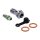 Goodridge, 3/8-24 banjo bolt w/bleed nipple. Chrome