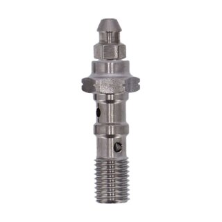 Goodridge, M10 x 1.25 double banjo bolt with bleed nipple