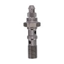 Goodridge, 3/8-24 double banjo bolt with bleed nipple