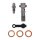 Goodridge, 3/8-24 double banjo bolt with bleed nipple