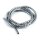 Chrome cable & wire cover, 5ft. (150cm). 6mm ID