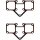 James Ersatz Rocker Box Ventildeckel Dichtungen Set für Harley Shovelhead 66-84