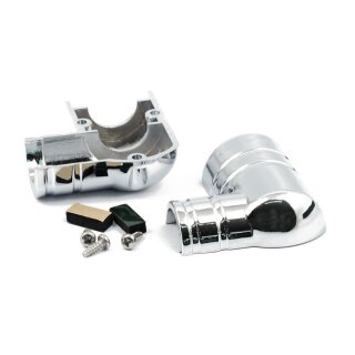 HARLEY EFI CHROME FUEL FITTING COVER KIT