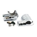 HARLEY EFI CHROME FUEL FITTING COVER KIT
