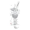 Retaining rings, piston wrist pin