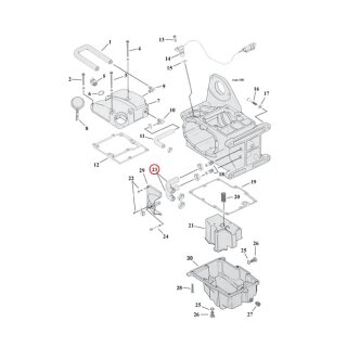 OIL HOSE, TRANSM. TO ENGINE