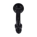 Goodridge Custom Stahlflex Leitung Banjo Fitting 90° schwarz AN3 10mm 3/8