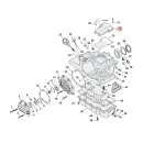 Getriebe Deckel Chrom für Harley Dyna Softail Touring 6 Gang 06-17