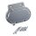 Transmission end cover smooth, hydraulic. Chrome