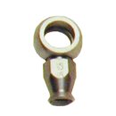 Goodridge, 3/8" (10mm) banjo fitting short neck. Chrome