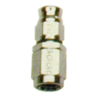 Goodridge, straight hose end. Chrome