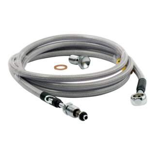 Goodridge hydraulic clutch line kit 62", clear coated