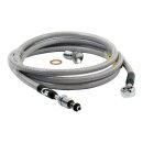 Goodridge hydraulic clutch line kit 62", clear coated