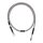 Goodridge hydraulic clutch line kit 63", clear coated