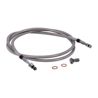 Goodridge hydraulic clutch line kit 65", clear coated